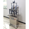 Nieuw model kleine productiemachines pneumatische aerosol blik vulmachine